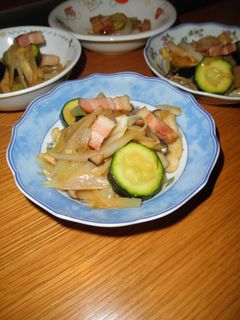 ベーコンとズッキーニのこくうま醤油炒め!-レシピのメイン写真