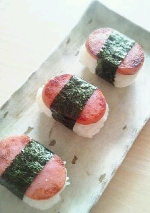魚肉ハムでなんちゃってスパムおにぎり-レシピのメイン写真