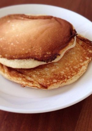 ふわふわもちもちヨーグルトパンケーキ-レシピのメイン写真