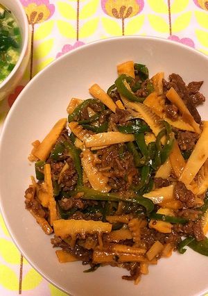 コストコ　プルコギビーフで簡単♪青椒肉絲-レシピのメイン写真