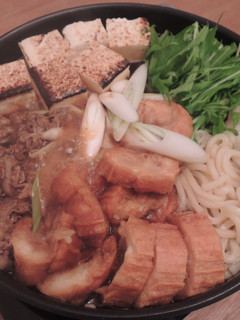 水菜たっぷりのすき焼き-レシピのメイン写真