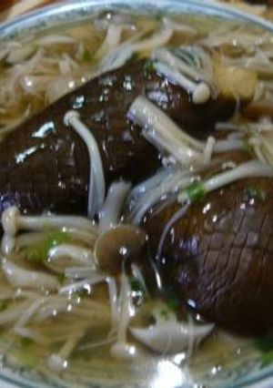 ナスの焼き浸し きのこあんかけ-レシピのメイン写真