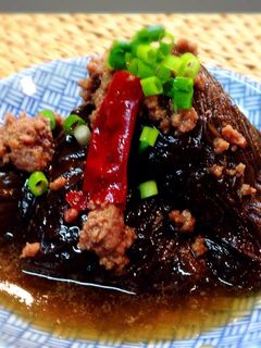 茄子のピリ辛そぼろ煮-レシピのメイン写真