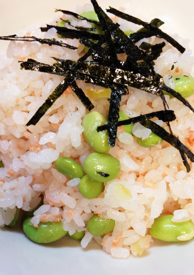 ♪塩レモンで鮭と枝豆の爽やかお寿司♪-レシピのメイン写真