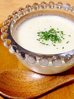 夏にさっぱり!玉ねぎの和風冷製スープ♪-レシピのメイン写真
