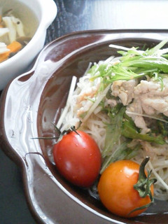 豚しゃぶごまぽんそうめん-レシピのメイン写真