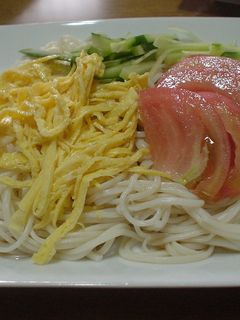 そうめんの冷やし中華風-レシピのメイン写真
