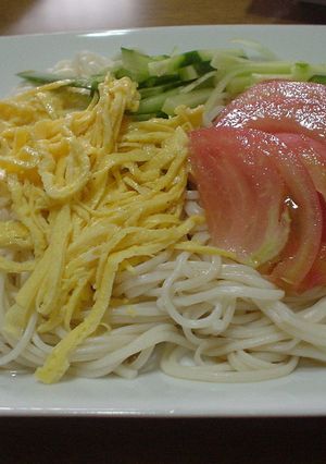 そうめんの冷やし中華風-レシピのメイン写真