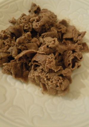 ダイエット用赤身牛肉・砂糖油なし-レシピのメイン写真