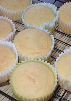 クリームチーズ入りカップケーキ-レシピのメイン写真