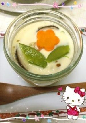 圧力鍋で…茶碗蒸し〜(o˘◡˘o)♡-レシピのメイン写真