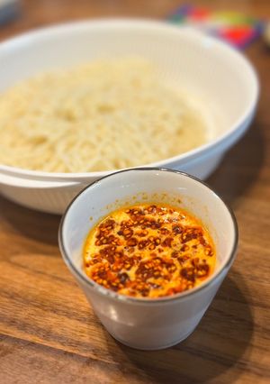 簡単旨すぎ！材料3つで豆乳担々つけ汁-レシピのメイン写真