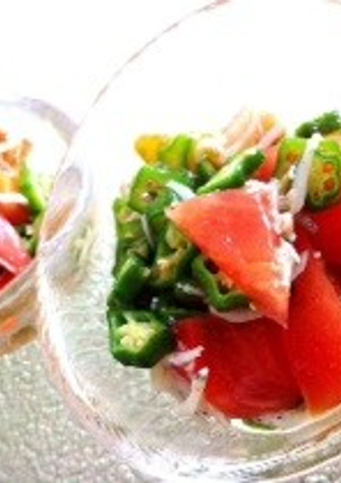 トマトとオクラの和え物-レシピのメイン写真