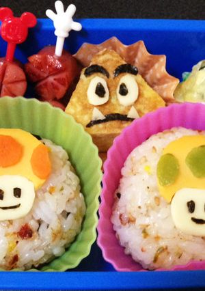 ☆キャラ弁☆キノピオ＆クリボー-レシピのメイン写真