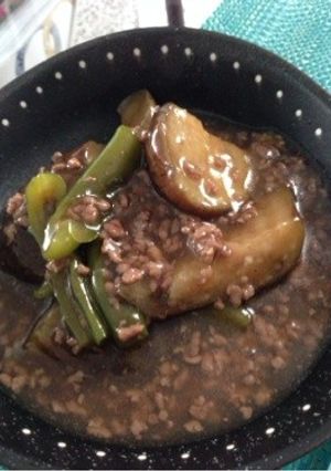 とろ〜り茄子とピーマンの挽き肉あんかけ☆-レシピのメイン写真