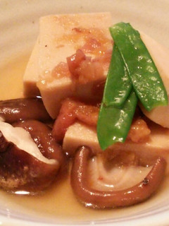 高野豆腐としいたけの梅風味の煮物-レシピのメイン写真
