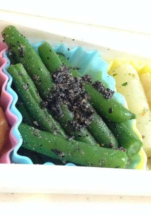 【お弁当】即席☆インゲンの胡麻和え-レシピのメイン写真
