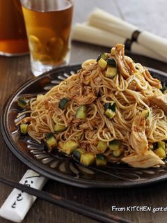 ピリ辛☆そうめん♫棒棒鶏風-レシピのメイン写真