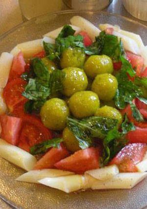 かぼちゃボールの夏野菜サラダ♪-レシピのメイン写真