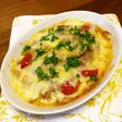 さば味噌煮缶でチーズグラタン