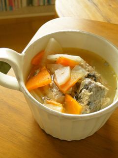 サバの水煮缶で簡単あら汁風-レシピのメイン写真