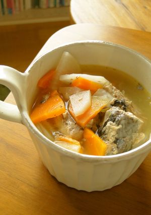サバの水煮缶で簡単あら汁風-レシピのメイン写真