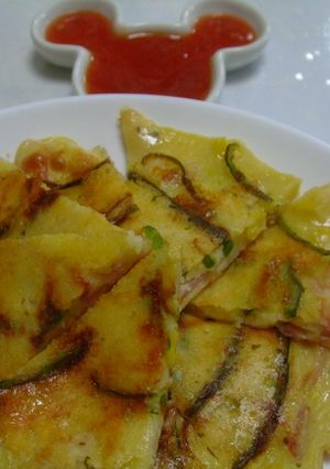 イタリアン！チーズチヂミ♪ピザ風味-レシピのメイン写真