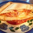 ちょ~簡単♬ピザ風ホットサンド♬