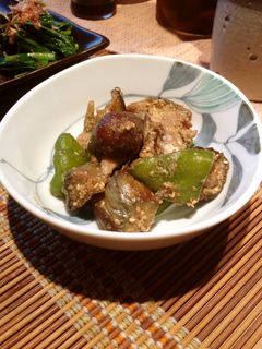 ナスとピーマンのゴマ味噌炒め♪-レシピのメイン写真