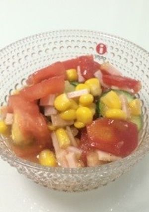 つわり・夏バテ！さっぱりビタミンサラダ-レシピのメイン写真
