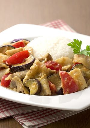 トマトとなすのカレーマヨネーズソテー-レシピのメイン写真