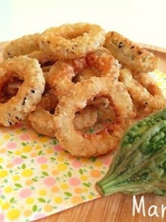 おつまみ✨ごま油香る✨ゴーヤの唐揚げ-レシピのメイン写真