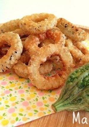 おつまみ✨ごま油香る✨ゴーヤの唐揚げ-レシピのメイン写真