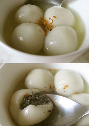 黒胡麻団子(芝麻湯圓)-レシピのメイン写真