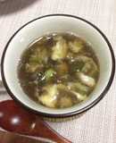 健康的！干し舞茸（椎茸）の戻し汁スープ