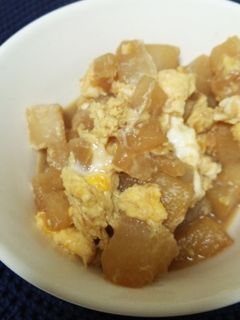 失敗した大根の煮物で卵とじ-レシピのメイン写真