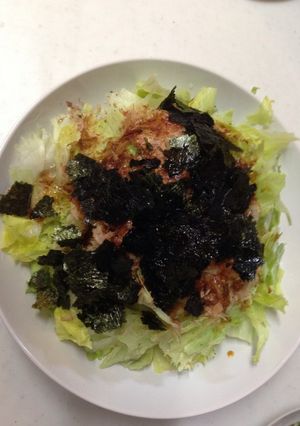 簡単美味しいレタスのサラダ-レシピのメイン写真