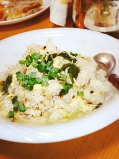 たまごスープDE餡掛け餃子炒飯。-レシピのメイン写真