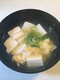 *卵と豆腐のお吸い物*-レシピのメイン写真