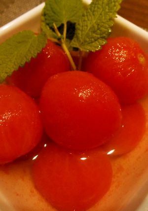 夏に最適！トマトのコンポート-レシピのメイン写真