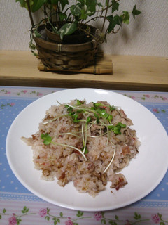 豚肉と梅の炊き込みご飯-レシピのメイン写真