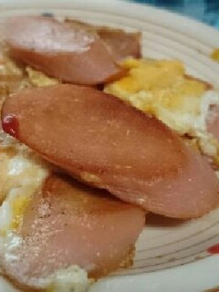 魚肉ソーセージと玉子-レシピのメイン写真