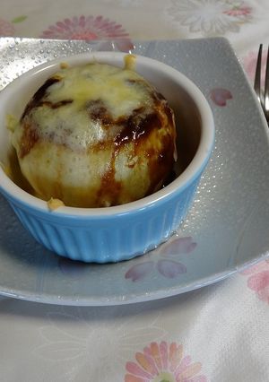 玉ねぎカップの味噌チーズ-レシピのメイン写真