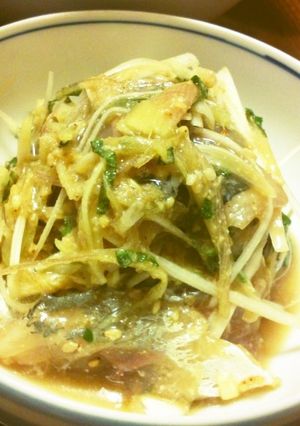 薬味たっぷり鯵の胡麻味噌和え-レシピのメイン写真