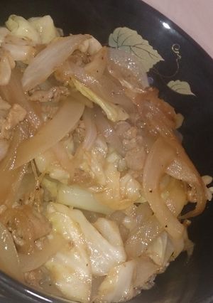 野菜炒め丼-レシピのメイン写真