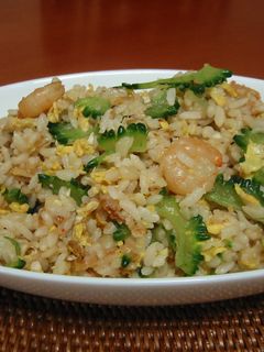 えびとゴーヤーのオイスターソース炒飯-レシピのメイン写真