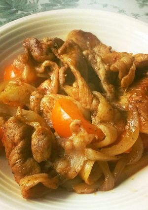 豚肉とトマトのチリパウダー炒め-レシピのメイン写真