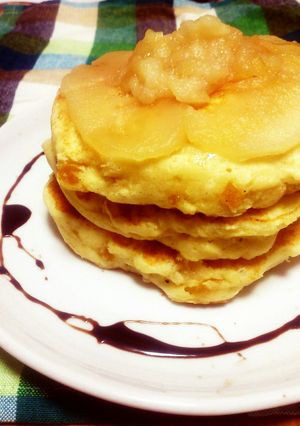 ふわふわ!パンケーキ-レシピのメイン写真
