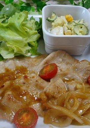 簡単!ダンナさん大好物豚のしょうが焼き-レシピのメイン写真