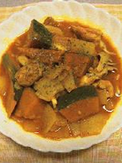 鶏肉とかぼちゃのカレー煮-レシピのメイン写真